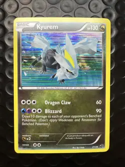 Kyurem 21/20 Holo Secret Rare Dragon Vault Pokemon LP - Image 1