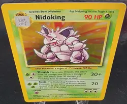 Pokemon Nidoking 11/102 Holo Rare Base Set NM - Image 4