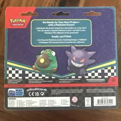 Pokemon TCG Supplies - Back 2 School 2024 GENGAR ERASER BLISTER (w/ 2 Packs+) - Image 2