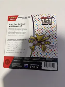 Pokemon TCG: Scarlet & Violet—151 Collection—Alakazam ex NEW SEALED - Image 2
