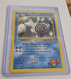 Pokemon TCG Misty's Poliwrath Non holo-Rare 31/132 Gym Heroes Set (LP-NM) - Image 1