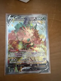 Leafeon V 167/203 Alt art Evolving Skies Pokemon TCG 2021 - Mint Condition NM - Image 1