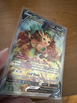 Leafeon V 167/203 Alt art Evolving Skies Pokemon TCG 2021 - Mint Condition NM - Image 5
