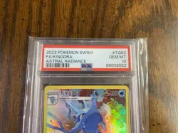 Pokemon Kingdra TG03 Full Art Astral Radiance PSA 10 - Image 2