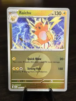 ⚡ Pokemon TCG Raichu 056/217 Ascended Heroes Electric Energy Reverse Holo ⚡ - Image 1