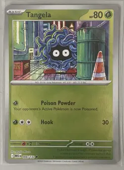 Tangela 006/132 Pokemon Me01: Mega Evolution Reverse Holo - Image 1
