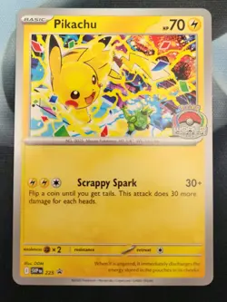 Pokemon - Pikachu 225 Promo - World Championships 2025 Non Holo - Image 1