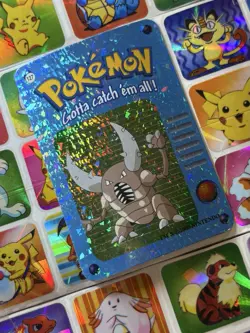 Pokemon 151 Vintage Pocket Monsters Vending HOLO Prism Sticker 2000 Nintendo - Image 1