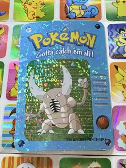Pokemon 151 Vintage Pocket Monsters Vending HOLO Prism Sticker 2000 Nintendo - Image 3