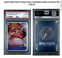 2024 One Piece Charlotte Linlin (Parallel) OP08-069 Two Legends Foil Psa 10 - Image 3