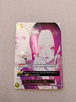 One Piece Op-14 Boa Handcock You’ll Frighten Me Alt Art Mint Condition OP14 - Image 1