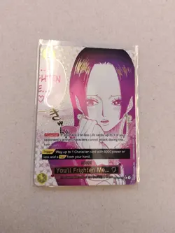 One Piece Op-14 Boa Handcock You’ll Frighten Me Alt Art Mint Condition OP14 - Image 3