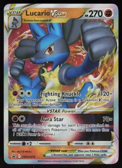 Lucario VSTAR Holo SWSH214 SWSH: Sword & Shield Promo Cards LP-NM - Image 1