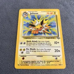 Jolteon - 4/64 - Holo Rare - Jungle - Unlimited - Pokemon Card - LP - Image 2