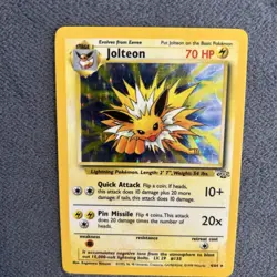 Jolteon - 4/64 - Holo Rare - Jungle - Unlimited - Pokemon Card - LP - Image 3