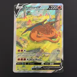 Pokemon Charizard V Full Art Holo Promo SWSH260 HP 220 Sword & Shield Card - Image 1