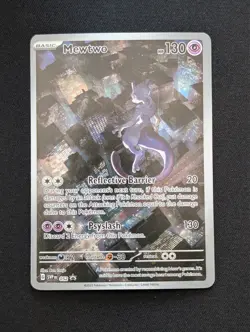 Mewtwo 052 Sv: Scarlet & Violet Promo Cards Illustration Rare Holo Pokemon TCG - Image 1
