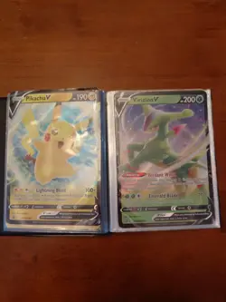 Jumbo Size Pokemon Card Lot W/ Binder - Image 3