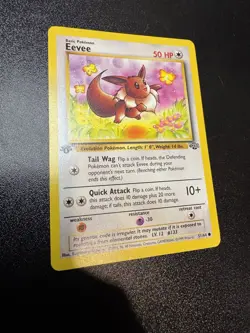 Pokemon 1st Edition Jungle Eevee 51/64 NM Card - Image 1