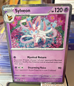 Pokemon card- Sylveon 172 Promo - Black Star- Cosmos Holo NM/LP - Image 2