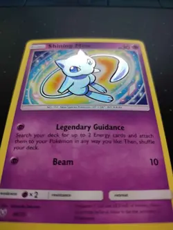 2017 Pokemon TCG Shining Mew Holo Rare Card 40/73 Shining Legends Near Mint/Mint - Image 4