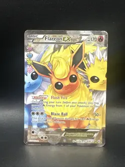 Pokemon The Pokemon Company Flareon EX Full Art RC28/RC32 Generations Holo Card - Image 1
