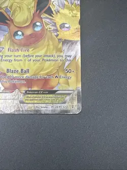 Pokemon The Pokemon Company Flareon EX Full Art RC28/RC32 Generations Holo Card - Image 2