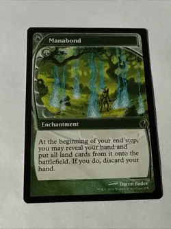 Manabond (Future Sight) Mystery Booster 2 Regular Card, Near Mint Condition, MTG - Image 2