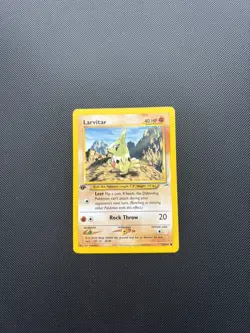 Pokemon Card Neo Destiny 1st Edition Larvitar 70/105 WOTC - Image 2