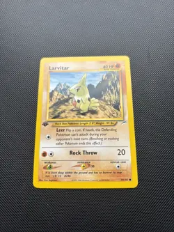 Pokemon Card Neo Destiny 1st Edition Larvitar 70/105 WOTC - Image 3