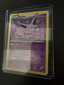 Pokemon Card 2013 ESPEON BW92 Rare Holo Black Star Promo Black & White - Image 2