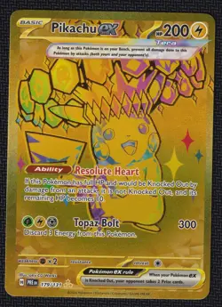 Pikachu ex - PRE - 179/131 - Hyper Rare - NM/M - Pokemon Card - Image 1