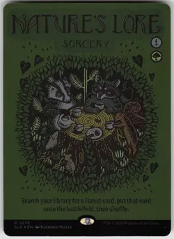 MTG Nature's Lore Normal NM Secret Lair Drop Series Magic 2278 - Image 1