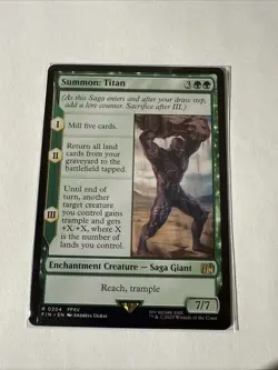 Summon: Titan - Final Fantasy #204 Rare - NM - Magic the Gathering Non-Foil - Image 1