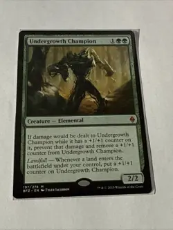 MTG Undergrowth Champion Battle for Zendikar 197/274 Regular Mythic - Image 1