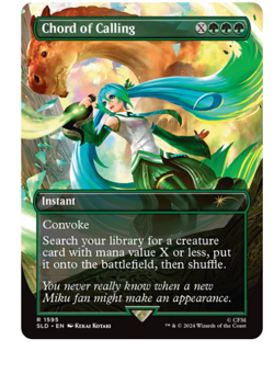 Chord of Calling - Hatsune Miku: Digital Sensation Secret Lair MTG - Image 1