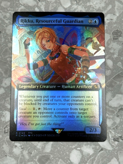 Rikku, Resourceful Guardian (Extended Art) #145 FOIL MTG Final Fantasy FIC NM X1 - Image 1