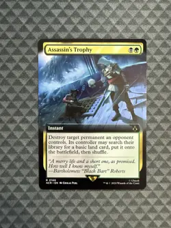 MTG Assassin’s Trophy #0166 Extended Art Rare UB: Assassin’s Creed (ACR) - Image 1