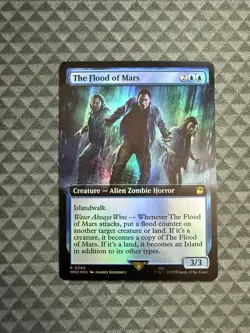 MTG The Flood of Mars #0360 Foil Ext Art R Universes Beyond: Doctor Who (WHO) - Image 1
