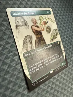 MTG Diligent Zookeeper #0327 Borderless Rare Avatar: The Last Airbender (TLA) - Image 2