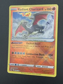 Pokemon TCG Radiant Charizard Crown Zenith 020/159 Holo Rare - Image 2