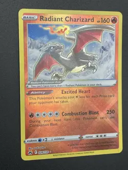 Pokemon TCG Radiant Charizard Crown Zenith 020/159 Holo Rare - Image 4