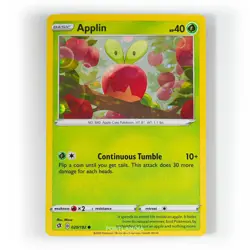 Pokemon - Applin - Cosmos Holo - 020/192 - SWSH Rebel Clash - Promo Card - Image 1
