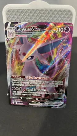 Espeon VMAX Holo SWSH: Evolving Skies Pokemon TCG Ultra Rare Card 065/203 - Image 1