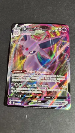 Espeon VMAX Holo SWSH: Evolving Skies Pokemon TCG Ultra Rare Card 065/203 - Image 2