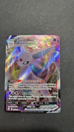 Espeon VMAX Holo SWSH: Evolving Skies Pokemon TCG Ultra Rare Card 065/203 - Image 3