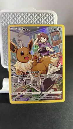 Pokemon TCG Eevee Trainer Gallery Holo Rare English Brilliant Stars TG11/TG30 - Image 1