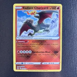 Pokemon TCG Radiant Charizard Crown Zenith Holo Card 020/159 Radiant Rare - Image 3