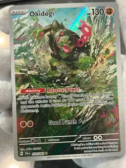 Pokemon TCG Okidogi 074/064 Shrouded Fable Holo Illustration Rare LP - Image 4