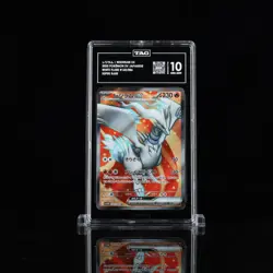 TAG 10 GEM MINT JAPANESE POKEMON 2025 Reshiram Ex 160/086 White SV11W - Image 1